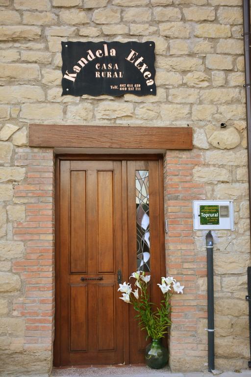 Casa Rural Kandela Etxea La puebla de Labarca Esterno foto