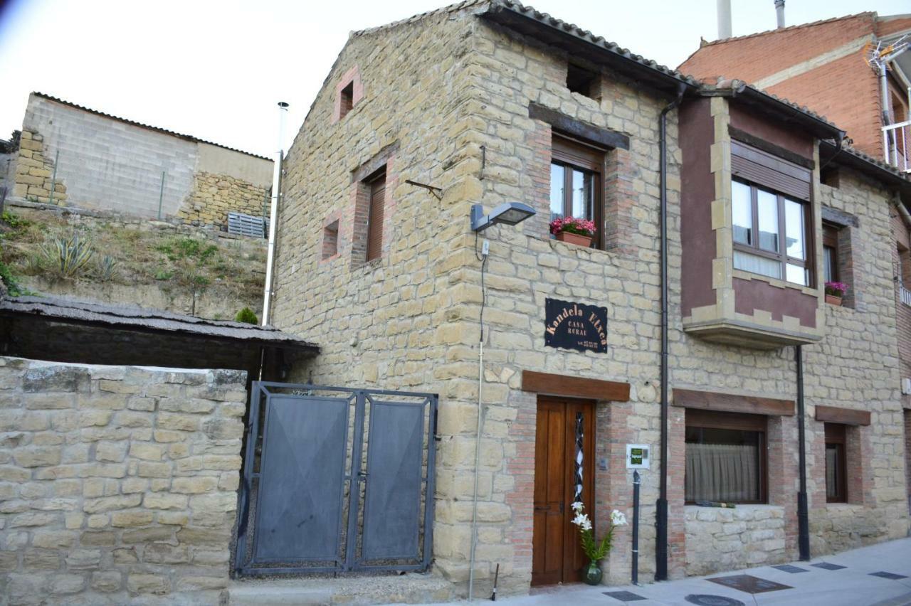 Casa Rural Kandela Etxea La puebla de Labarca Esterno foto